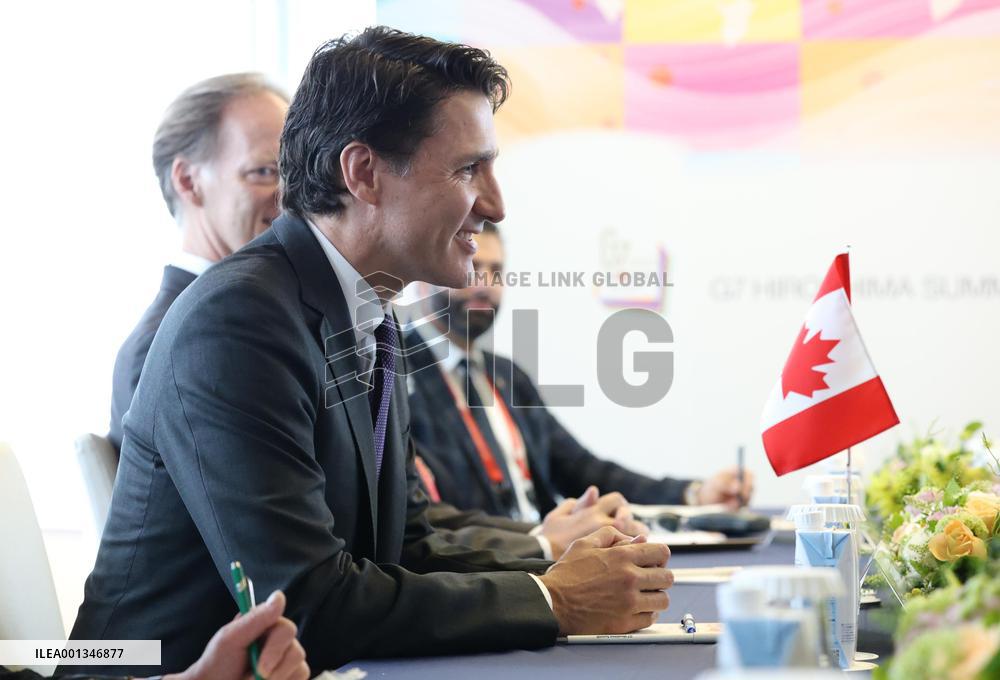 Kishida-Trudeau talks in Hiroshima