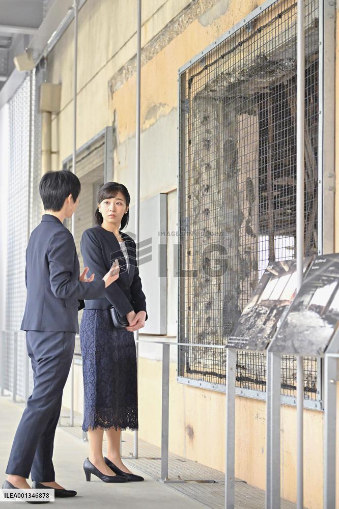 Princess Kako visits tsunami-hit city in Miyagi Pref.