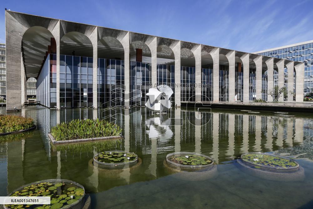BRAZIL-BRASILIA-MONUMENTAL AXIS-SCENERY