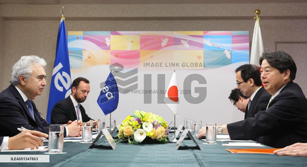 Japan foreign minister meets IEA executive director
