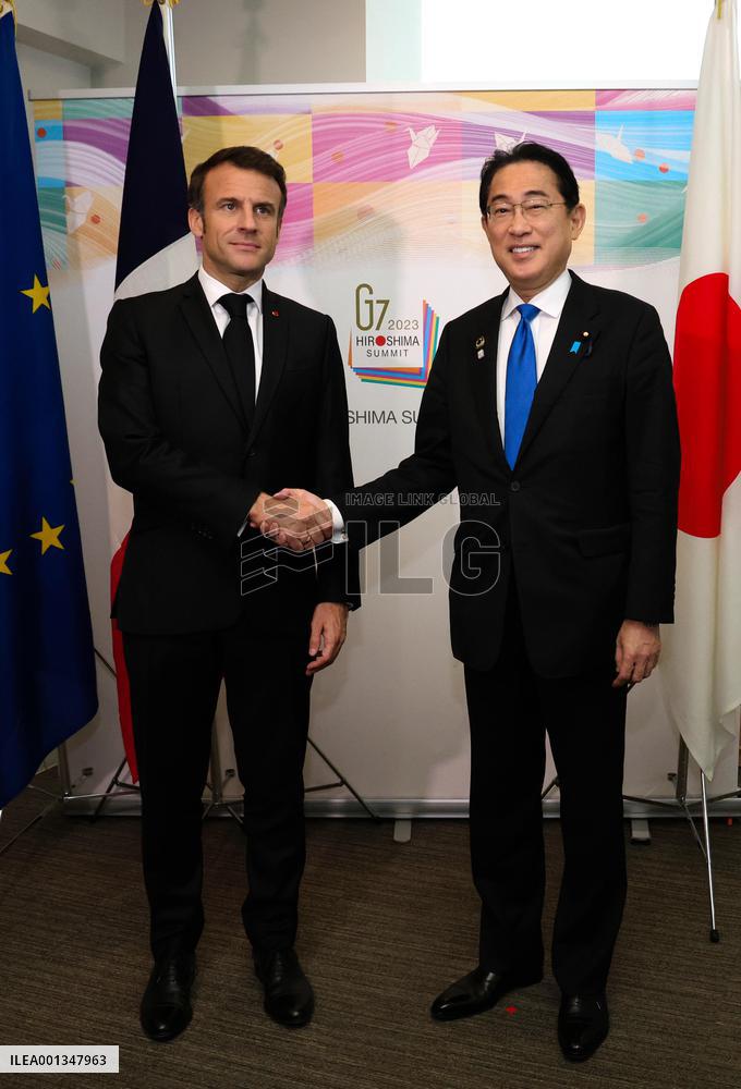 Kishida-Macron talks in Hiroshima