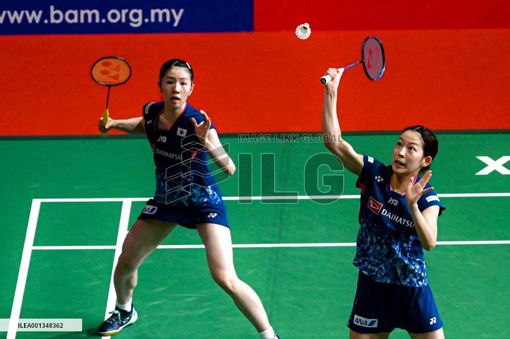 (SP)MALAYSIA-KUALA LUMPUR-BADMINTON-MALAYSIA MASTERS-WOMEN'S DOUBLES