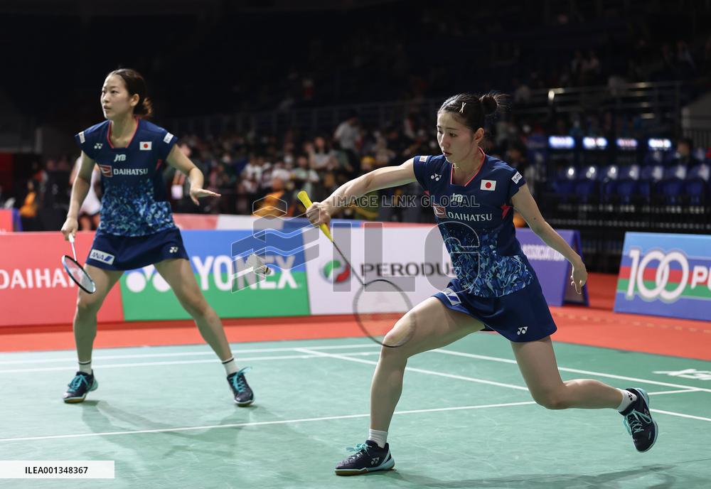 (SP)MALAYSIA-KUALA LUMPUR-BADMINTON-MALAYSIA MASTERS-WOMEN'S DOUBLES
