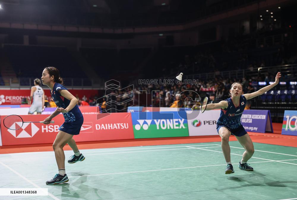 (SP)MALAYSIA-KUALA LUMPUR-BADMINTON-MALAYSIA MASTERS-WOMEN'S DOUBLES