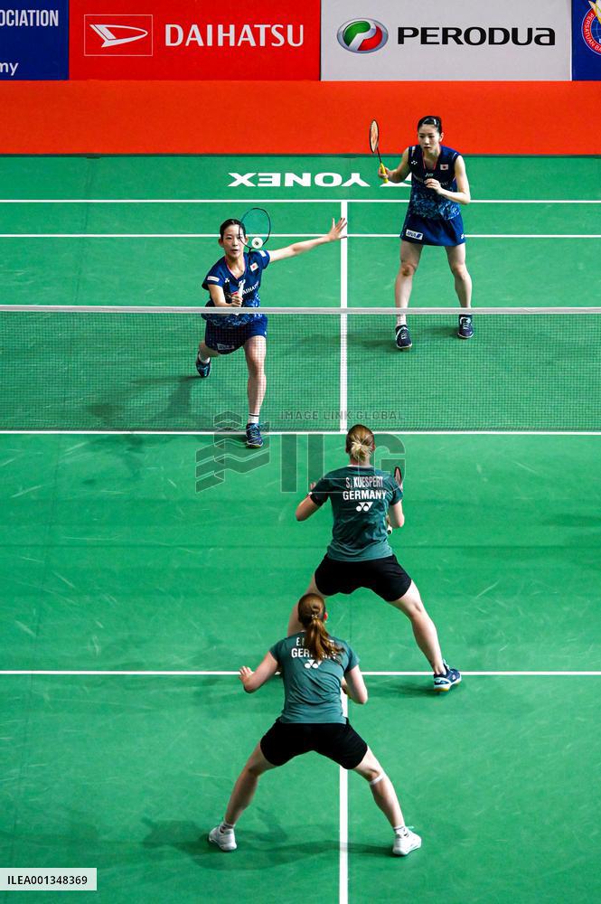 (SP)MALAYSIA-KUALA LUMPUR-BADMINTON-MALAYSIA MASTERS-WOMEN'S DOUBLES
