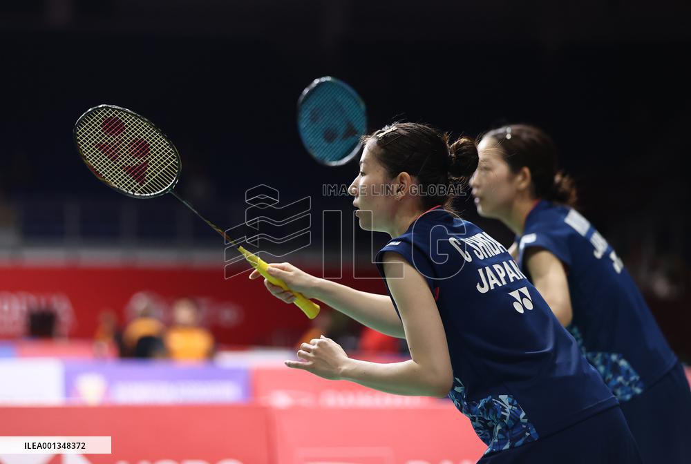 (SP)MALAYSIA-KUALA LUMPUR-BADMINTON-MALAYSIA MASTERS-WOMEN'S DOUBLES