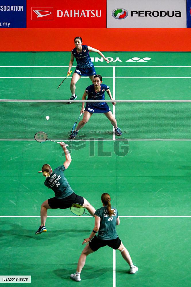 (SP)MALAYSIA-KUALA LUMPUR-BADMINTON-MALAYSIA MASTERS-WOMEN'S DOUBLES