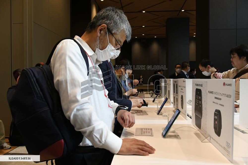 JAPAN-TOKYO-HUAWEI-NEW PRODUCT-LAUNCH