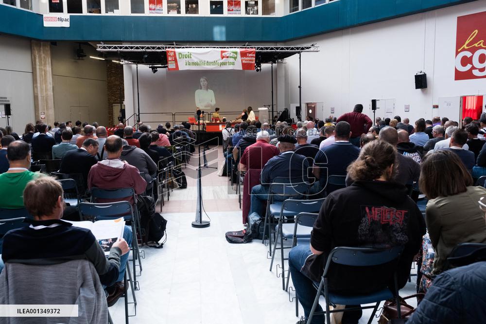 Forum On The Future Of The Automobile By CGT And Greenpeace