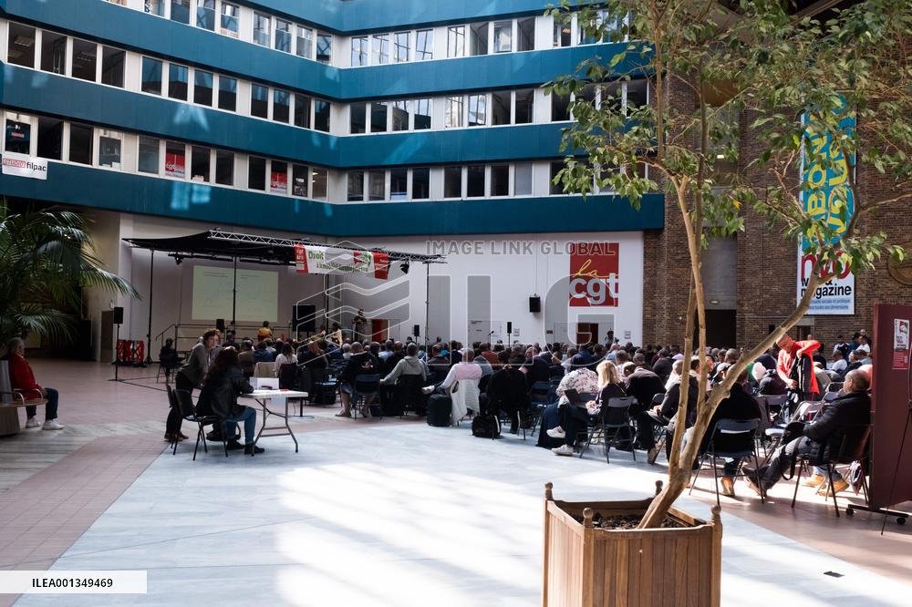 Forum On The Future Of The Automobile By CGT And Greenpeace