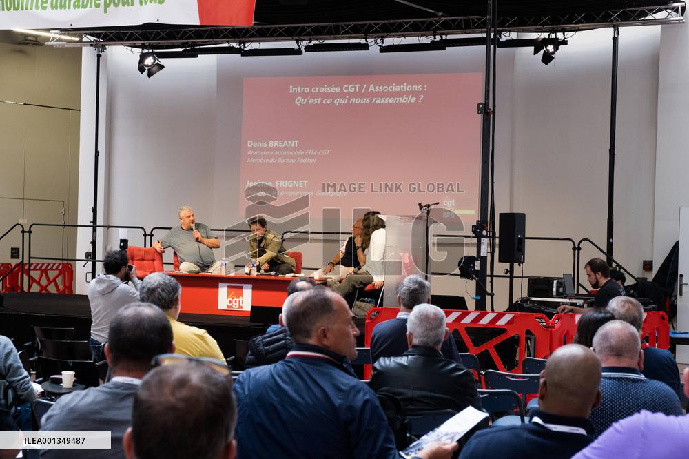 Forum On The Future Of The Automobile By CGT And Greenpeace