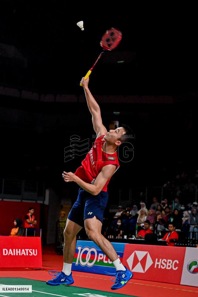 (SP)MALAYSIA-KUALA LUMPUR-BADMINTON-MALAYSIA MASTERS-MEN'S SINGLES