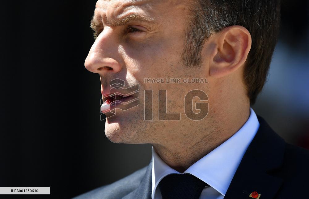 Emmanuel Macron Receives Lithuania's President - Paris