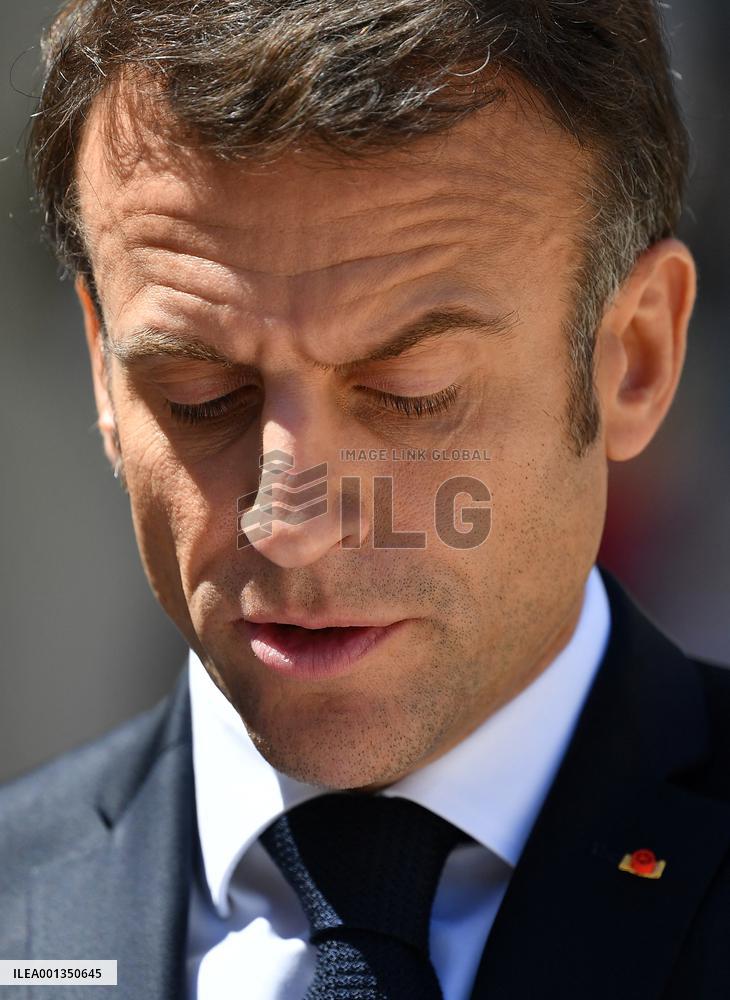 Emmanuel Macron Receives Lithuania's President - Paris