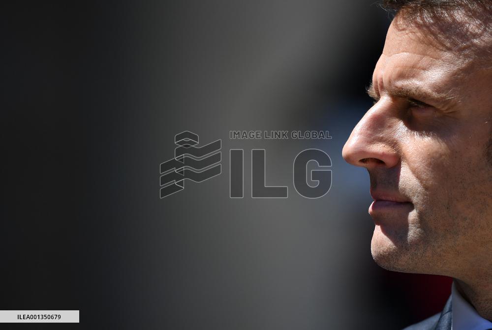 Emmanuel Macron Receives Lithuania's President - Paris