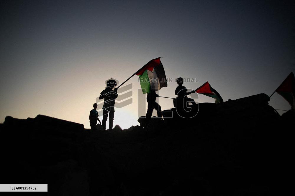 Aftermath Of Israeli Airstrikes - Gaza