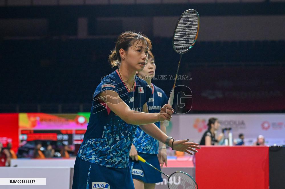 (SP)MALAYSIA-KUALA LUMPUR-BADMINTON-MALAYSIA MASTERS-WOMEN'S DOUBLES