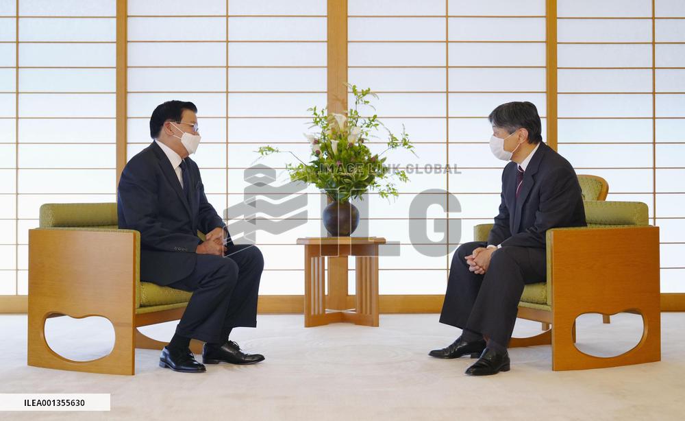 Lao president in Japan