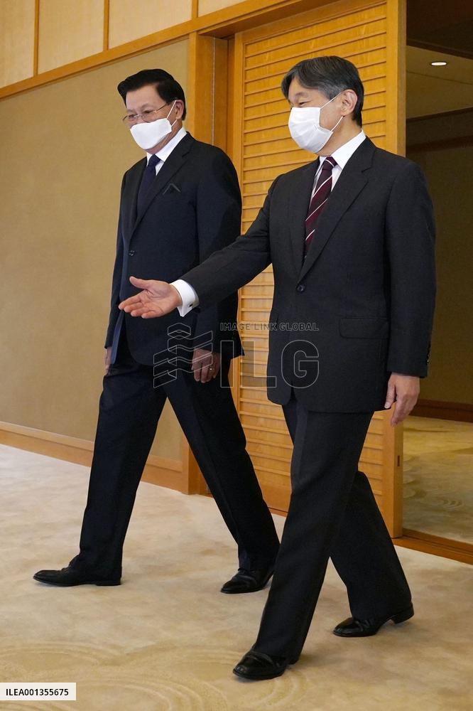 Lao president in Japan