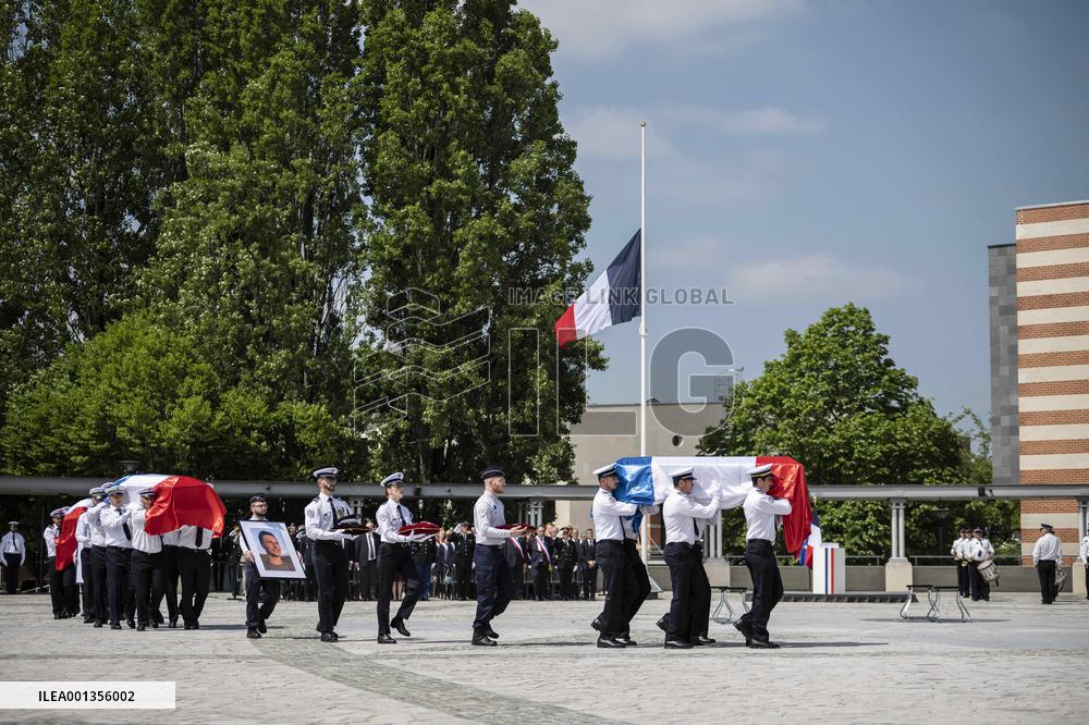 Ceremony For The Three Killed Police Officers - Roubaix