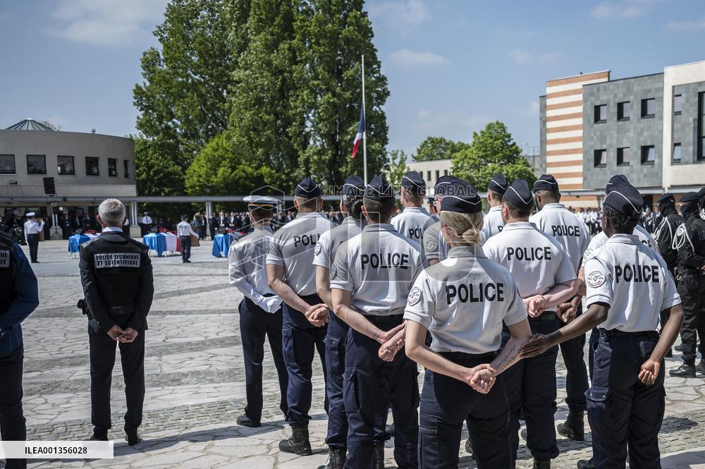 Ceremony For The Three Killed Police Officers - Roubaix