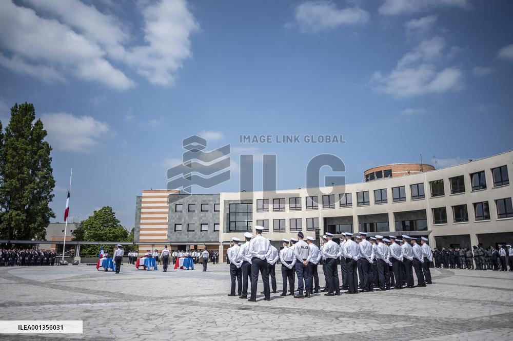 Ceremony For The Three Killed Police Officers - Roubaix