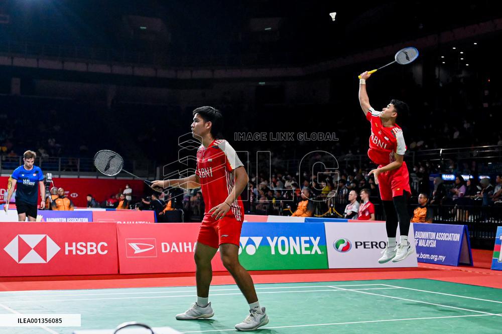 (SP)MALAYSIA-KUALA LUMPUR-BADMINTON-MALAYSIA MASTERS-MEN'S DOUBLES