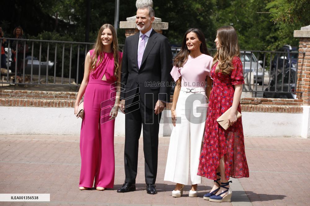 Princess Sofia Confirmation - Madrid