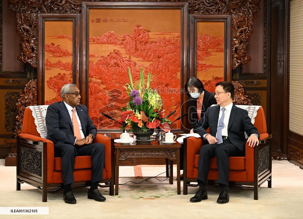 CHINA-BEIJING-HAN ZHENG-ETHIOPIA-DEPUTY PM-MEETING (CN)