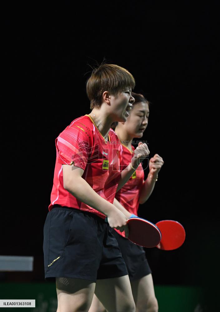(SP)SOUTH AFRICA-DURBAN-ITTF-TABLE TENNIS-WORLD CHAMPIONSHIPS FINALS-WOMEN'S DOUBLES