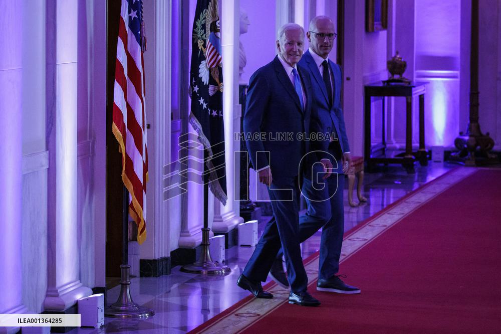DC: President Biden Welcomes 2022-2023 NCAA Men’s Basketball Champions, the University of Connecticut Huskies, to the White Hous