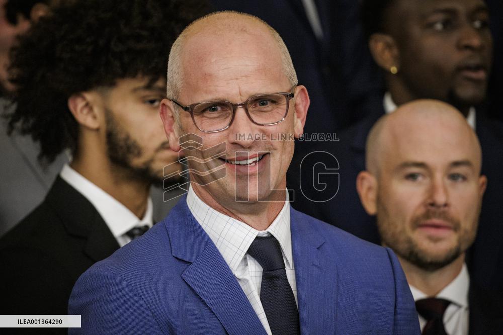 DC: President Biden Welcomes 2022-2023 NCAA Men’s Basketball Champions, the University of Connecticut Huskies, to the White Hous