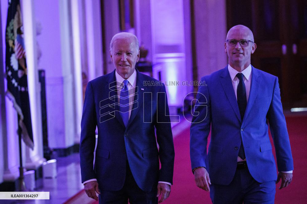 DC: President Biden Welcomes 2022-2023 NCAA Men’s Basketball Champions, the University of Connecticut Huskies, to the White Hous