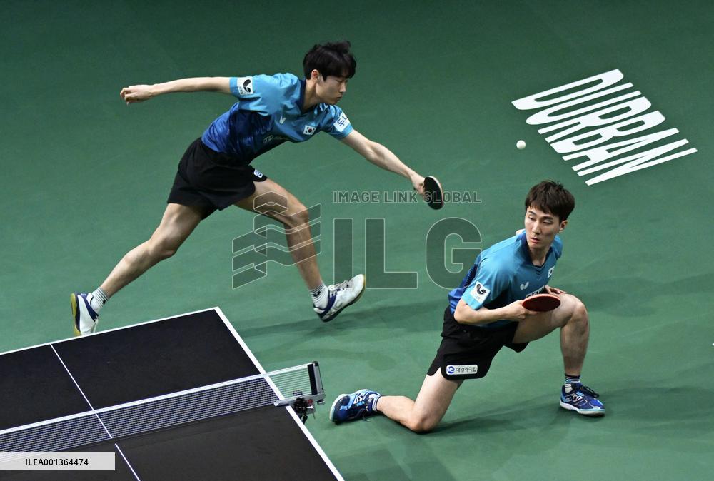 (SP)SOUTH AFRICA-DURBAN-ITTF-TABLE TENNIS-WORLD CHAMPIONSHIPS FINALS-MEN'S DOUBLES