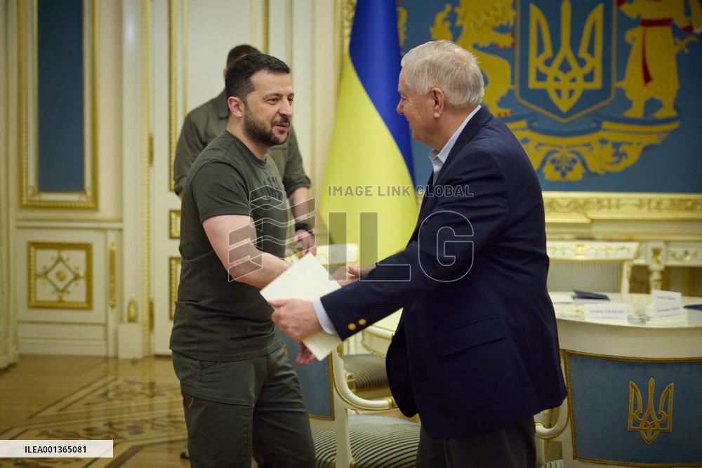 US Senator Lindsey Graham Visits Kyiv