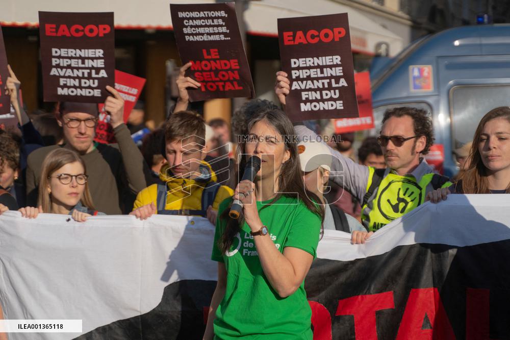 Climate Protest Outside TotalEnergies General Assembly - Paris