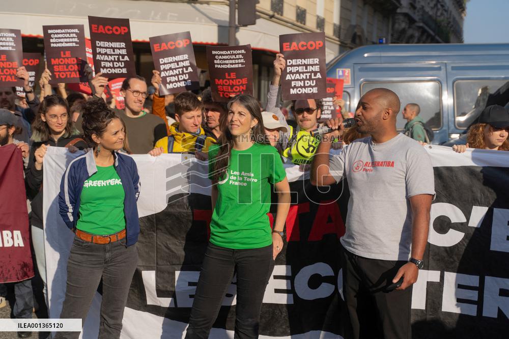 Climate Protest Outside TotalEnergies General Assembly - Paris