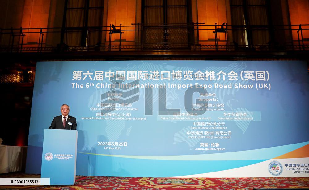 BRITAIN-LONDON-CHINA-CIIE ROADSHOW