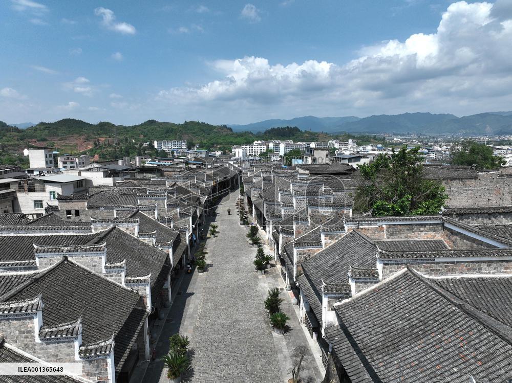Ancient Residential Buildings In Qiandongnan