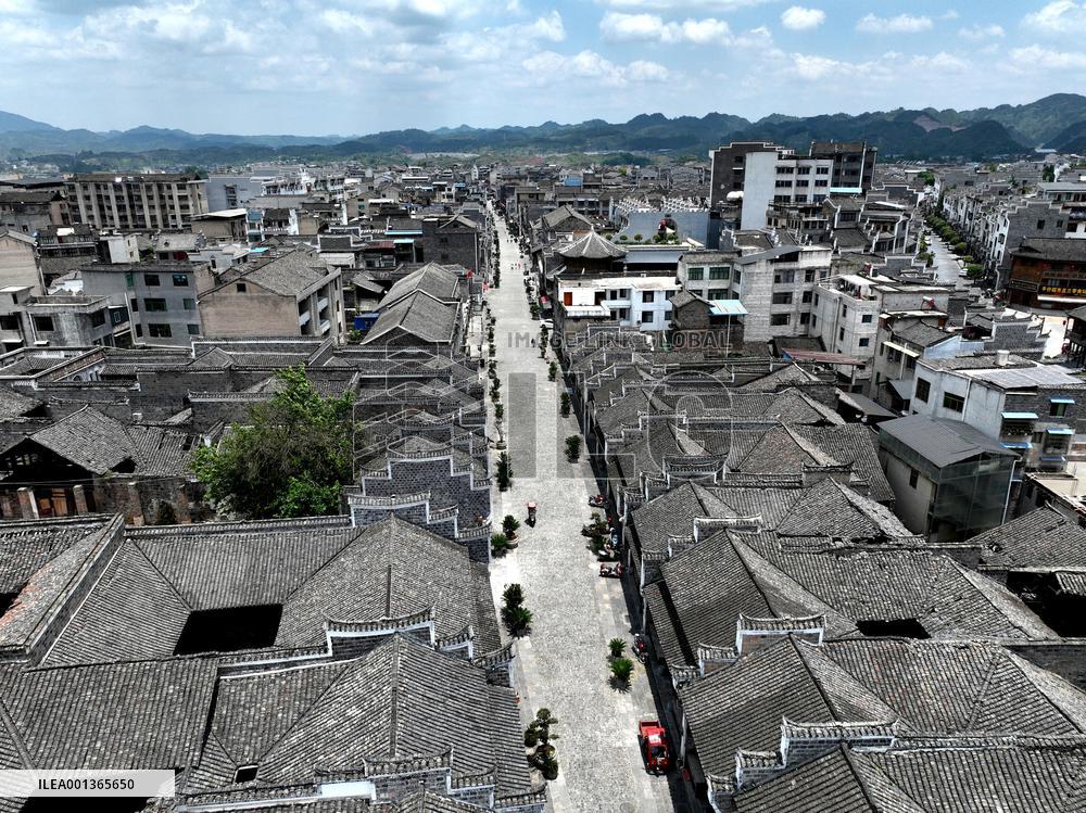 Ancient Residential Buildings In Qiandongnan