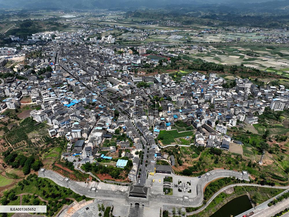 Ancient Residential Buildings In Qiandongnan