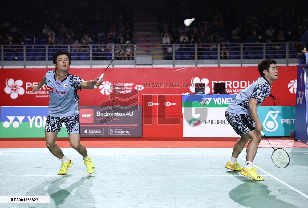 (SP)MALAYSIA-KUALA LUMPUR-BADMINTON-MALAYSIA MASTERS-MEN'S DOUBLES