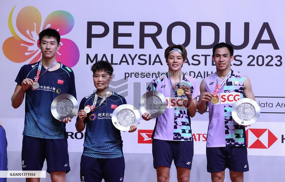 (SP)MALAYSIA-KUALA LUMPUR-BADMINTON-MALAYSIA MASTERS-MIXED DOUBLES