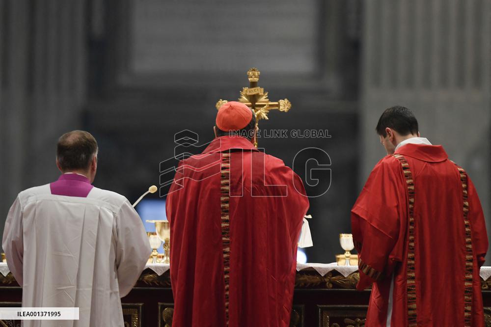 Pope Francis Leads A Pentacostal Mass