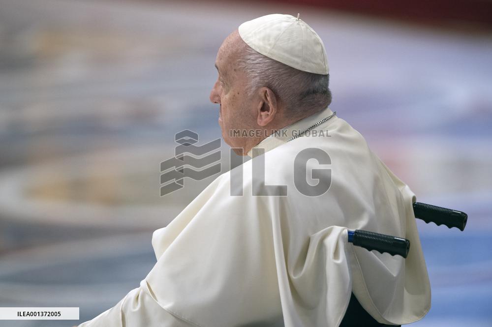 Pope Francis Leads A Pentacostal Mass
