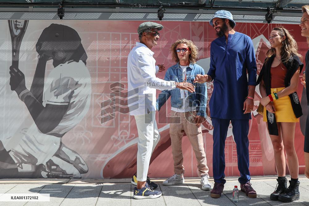Roland-Garros 2023 - Inauguration Of The Yannick Noah Mural NB