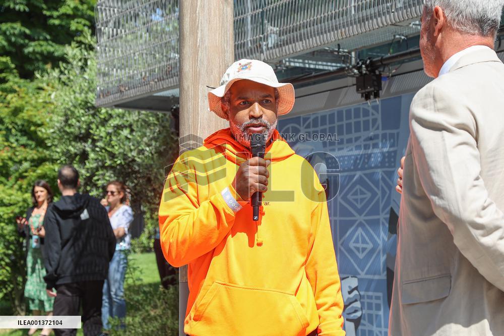 Roland-Garros 2023 - Inauguration Of The Yannick Noah Mural NB