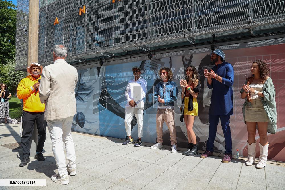 Roland-Garros 2023 - Inauguration Of The Yannick Noah Mural NB