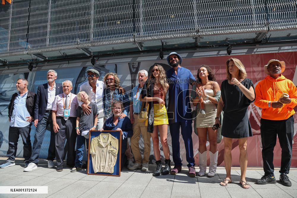 Roland-Garros 2023 - Inauguration Of The Yannick Noah Mural NB