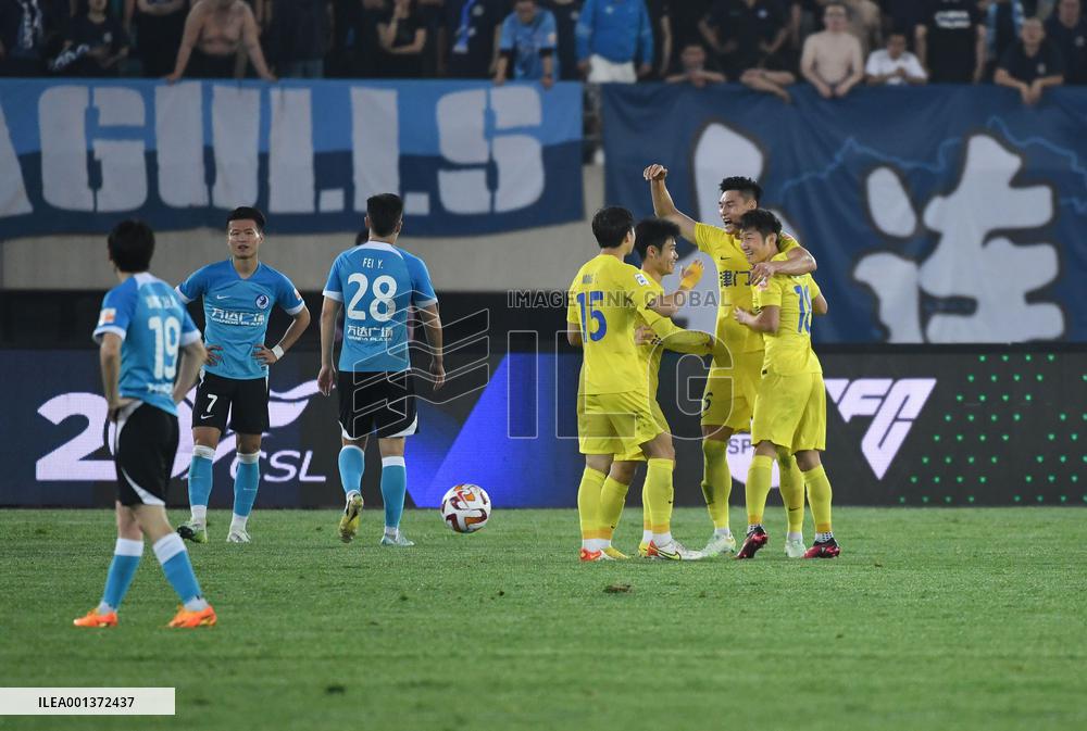 (SP)CHINA-DALIAN-FOOTBALL-CSL-DALIAN PRO VS TIANJIN (CN)